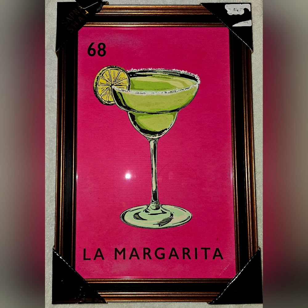 Loteria #68 La Margarita print by Sapna Shah